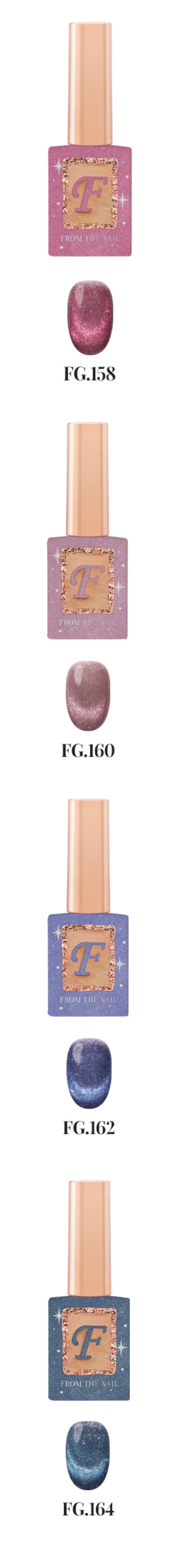 F Gel Magnetic Glitter Gel FG162 F Gel Magnetic Glitter Gel FG162